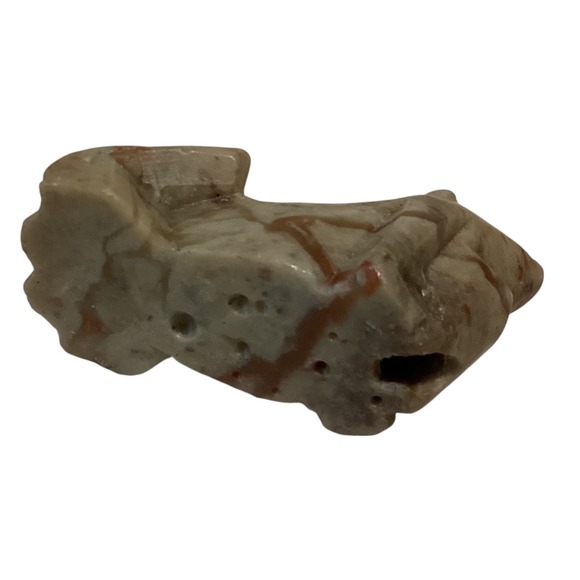 Vintage Stone Frog Figurine‎ Statue Sculpture Carving Folk Art Decor Collectible - Picture 9 of 14